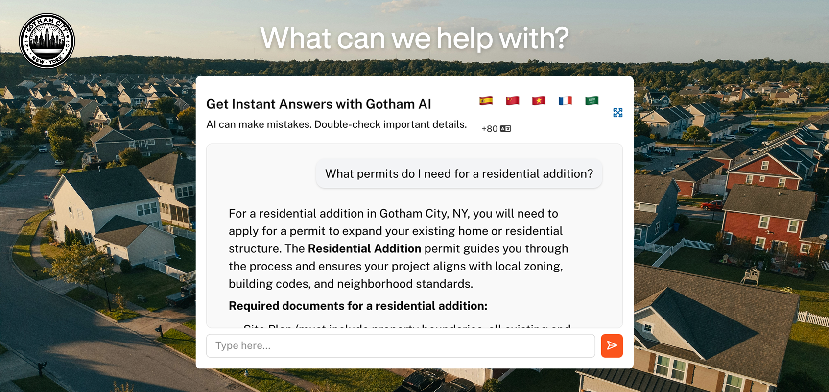 GovWell's AI Community Assistant