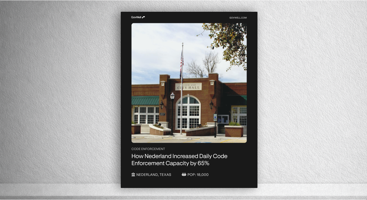 How Nederland Expanded Code Enforcement Capacity by 65%