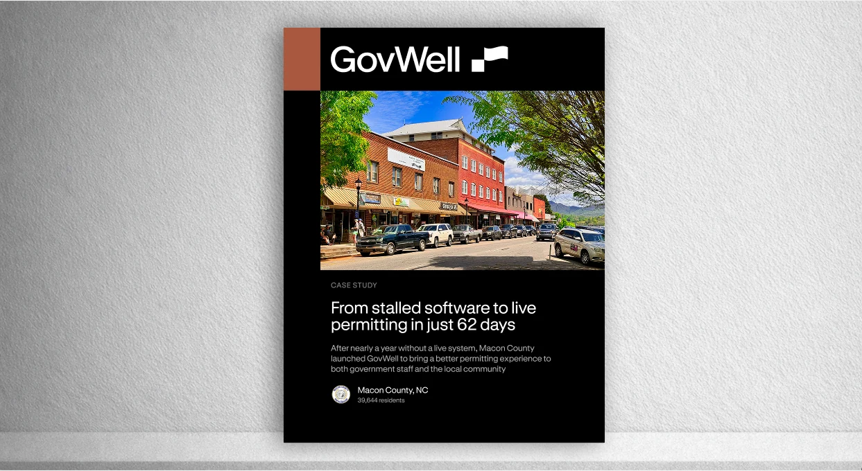 Download the full case study to see how Macon County modernized permitting for their rural mountain community.
