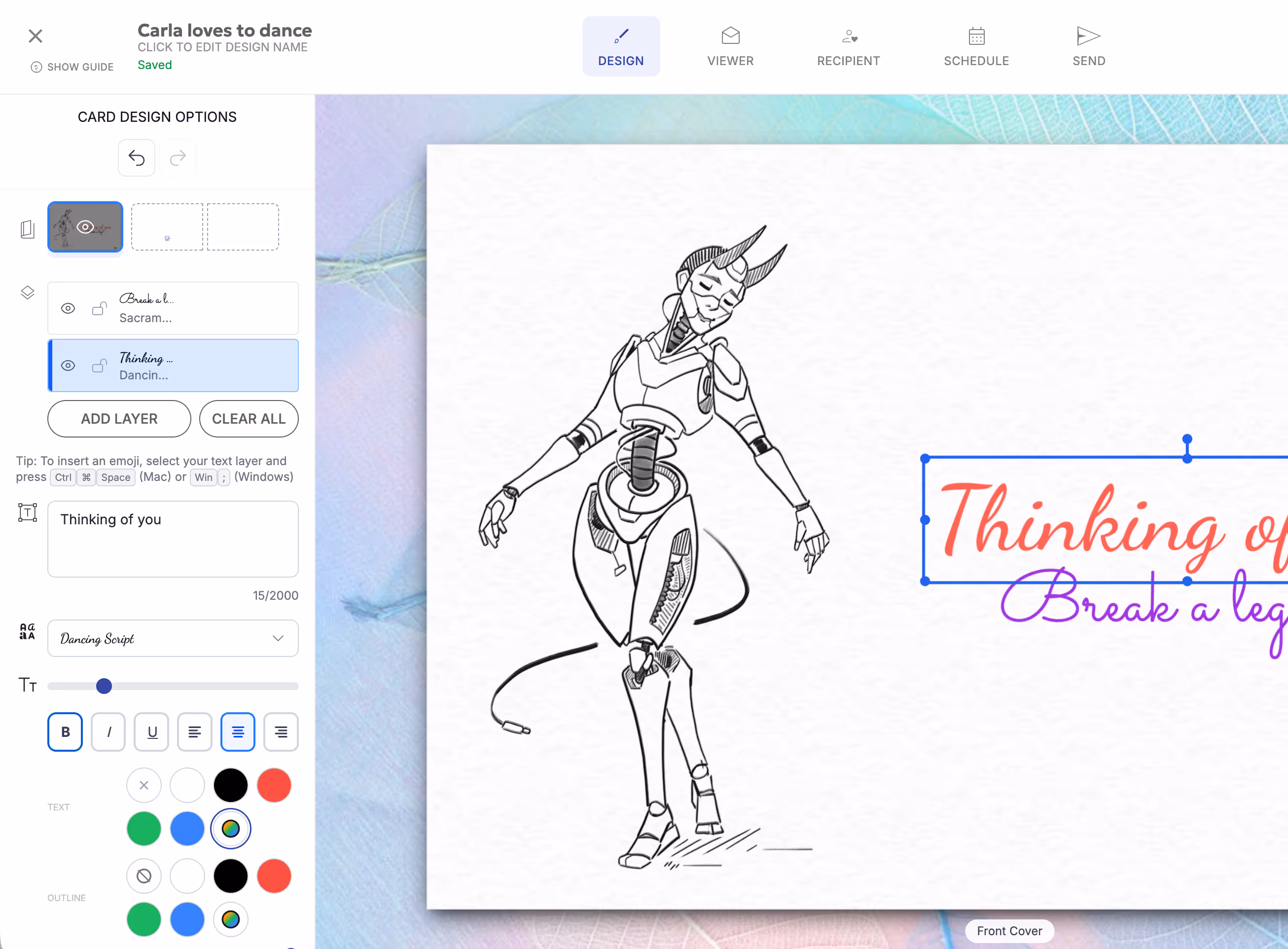 image of an inspiration board for logo design