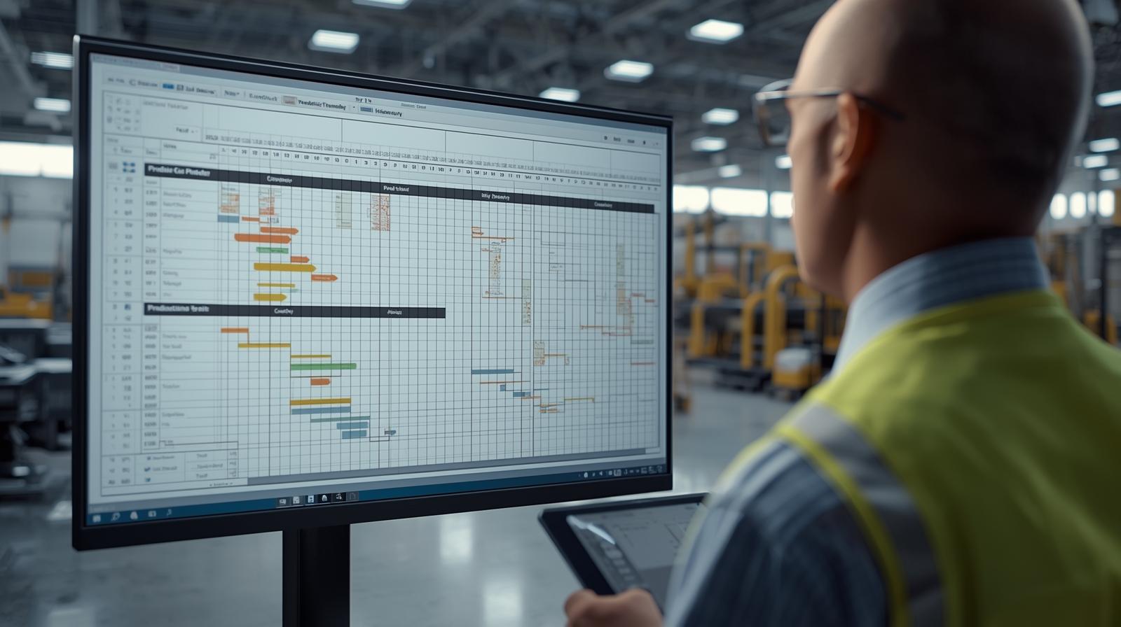 MRP Controller planning production sequence