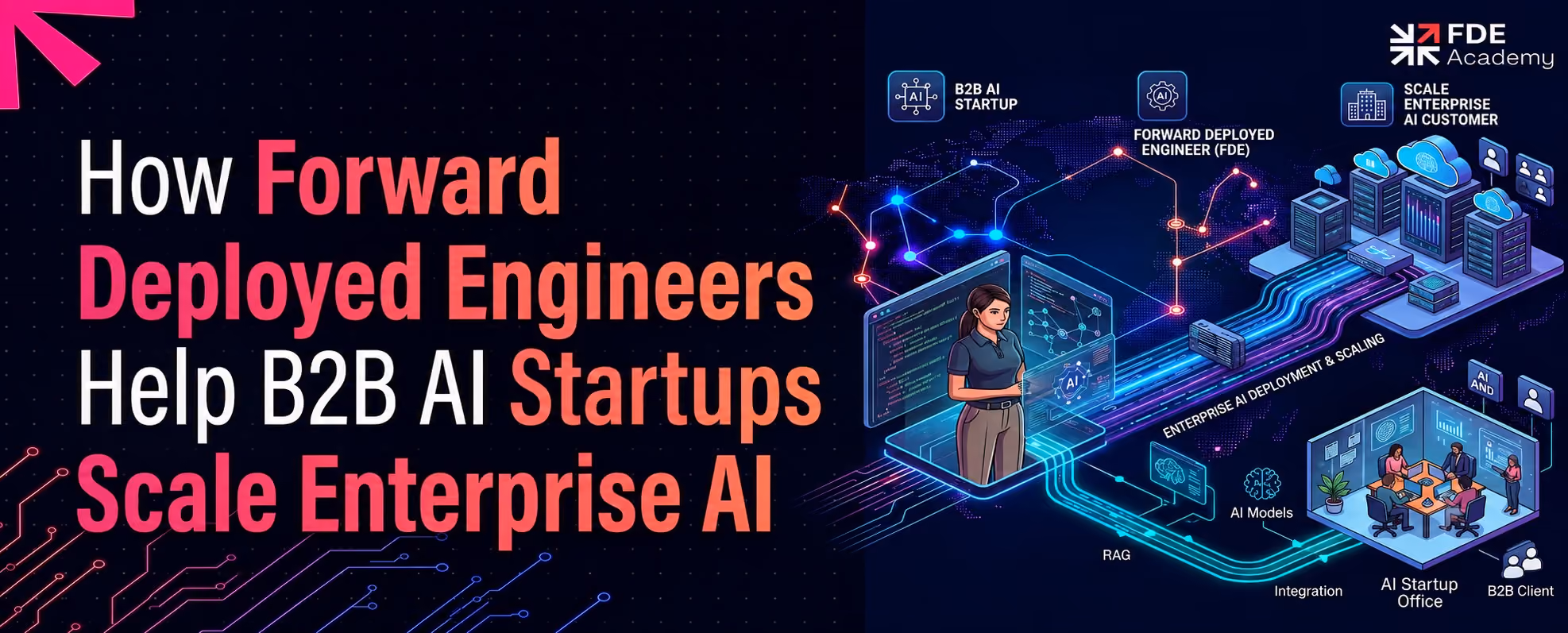 How Forward Deployed Engineers Help B2B AI Startups Scale Enterprise AI