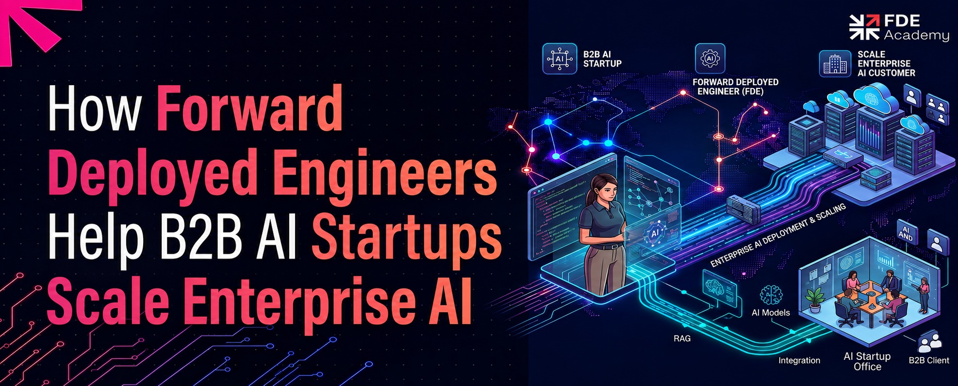 How Forward Deployed Engineers Help B2B AI Startups Scale Enterprise AI
