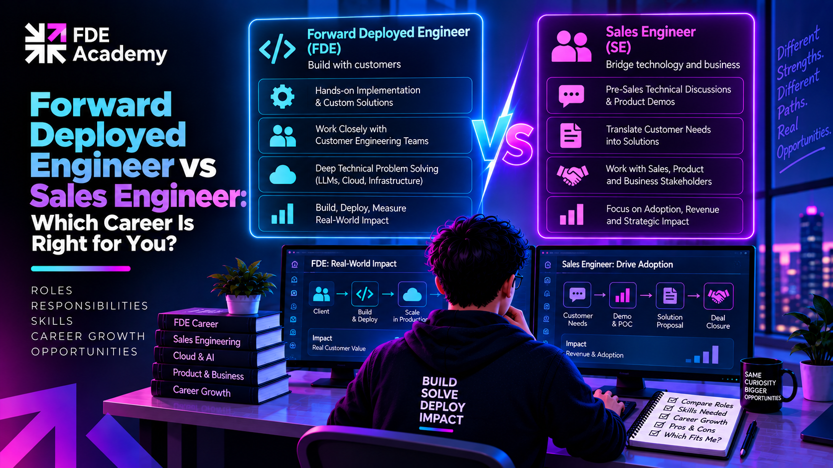 Forward Deployed Engineer vs Sales Engineer: Which Career Is Right for You?