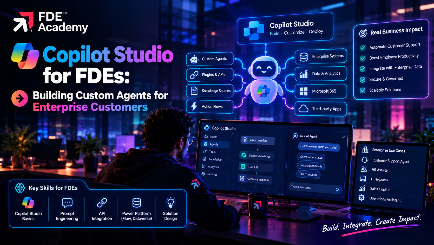 Copilot Studio for FDEs: Building Custom Agents for Enterprise Customers