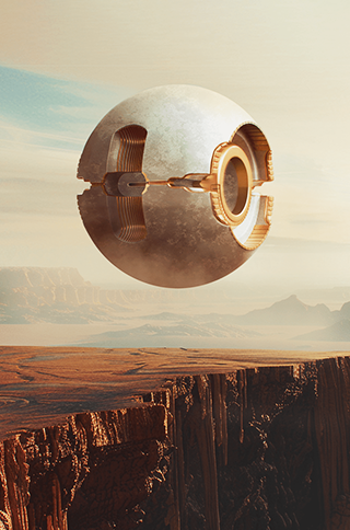 A Layrium jewel in a sci-fi fantasy context