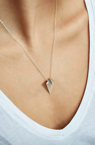 A Layrium jewel on a model