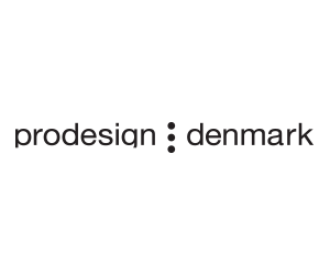 Prodesign Denmark logo with text and decorative dots