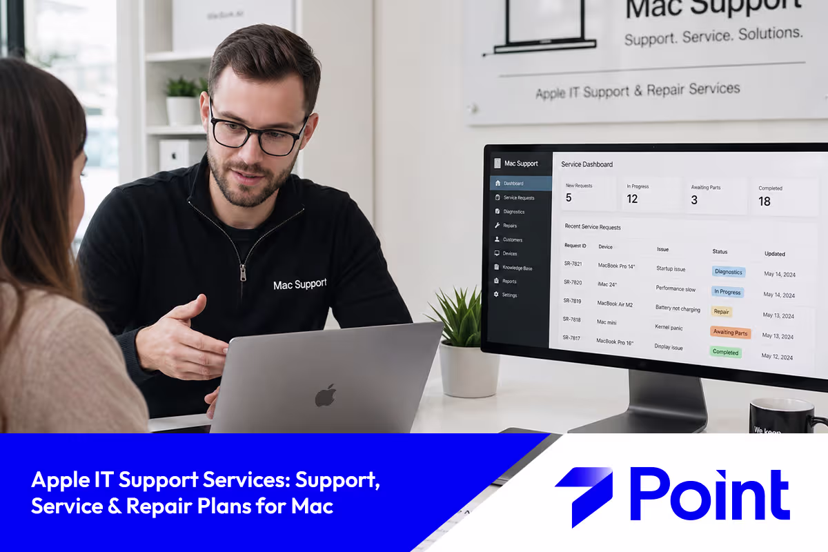 IT security agent working on his powerhouse software. 