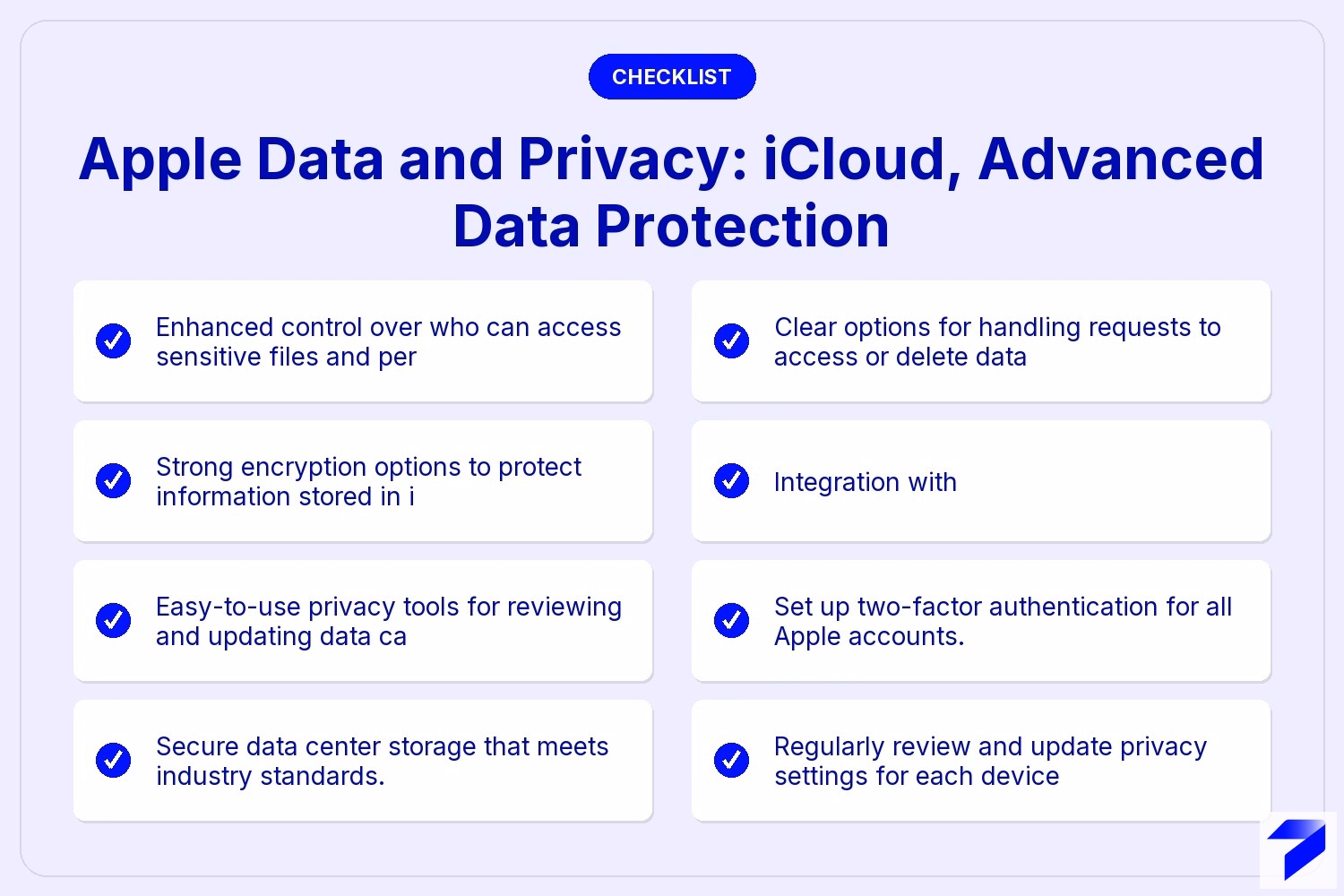 Apple Data and Privacy: iCloud, Advanced Data Protection