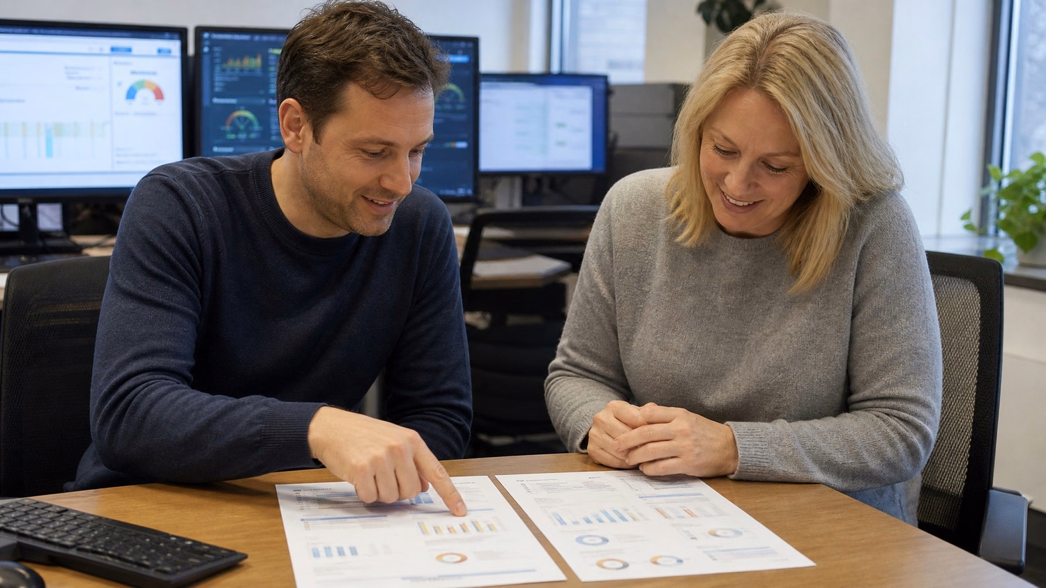 Two analysts compare vulnerability assessment reports