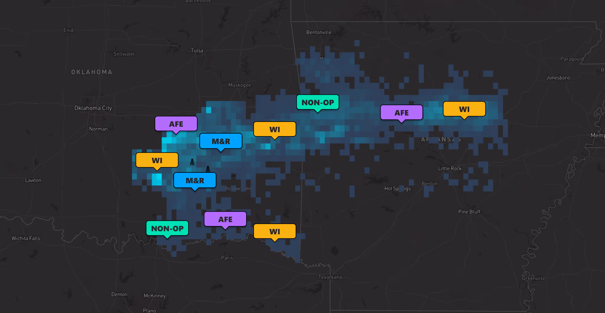 Arkoma Basin Oil & Gas Data