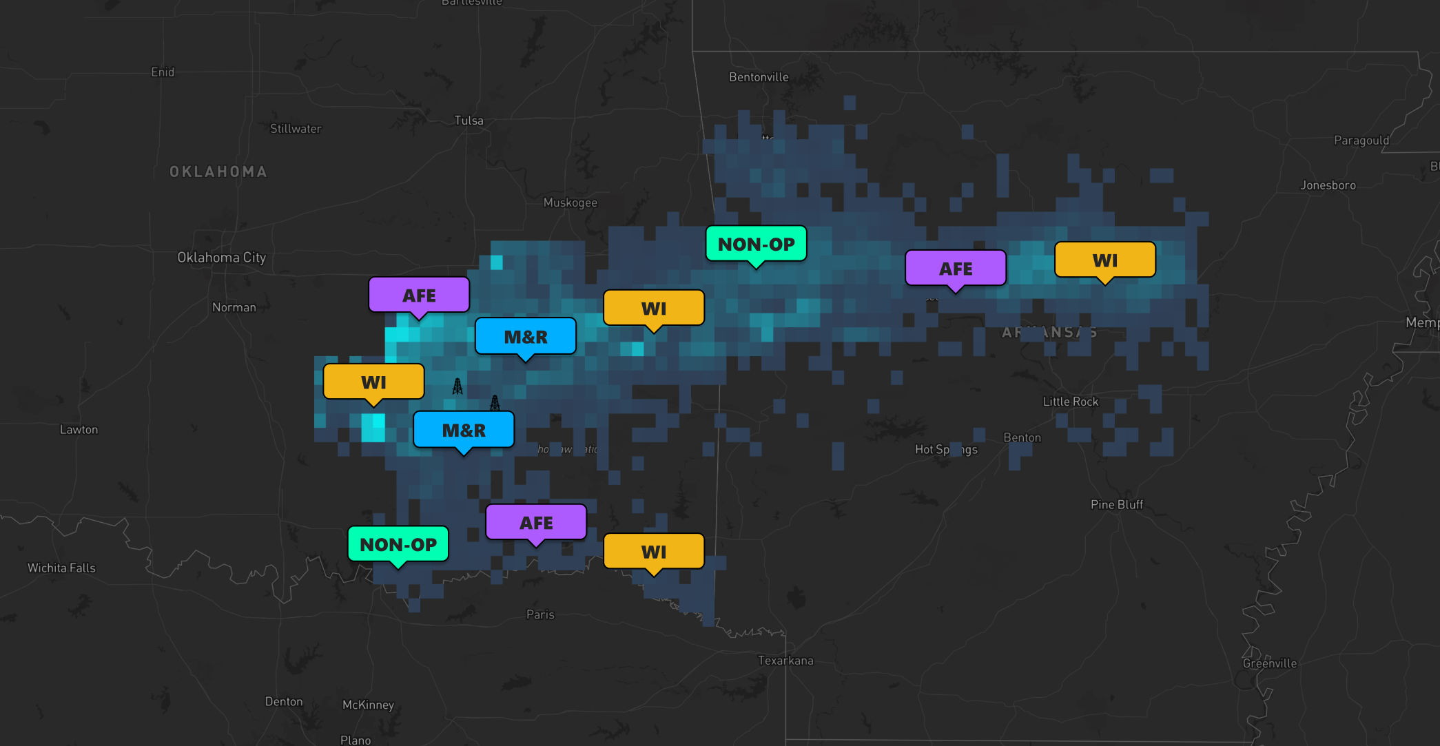 Arkoma Basin Oil & Gas Data