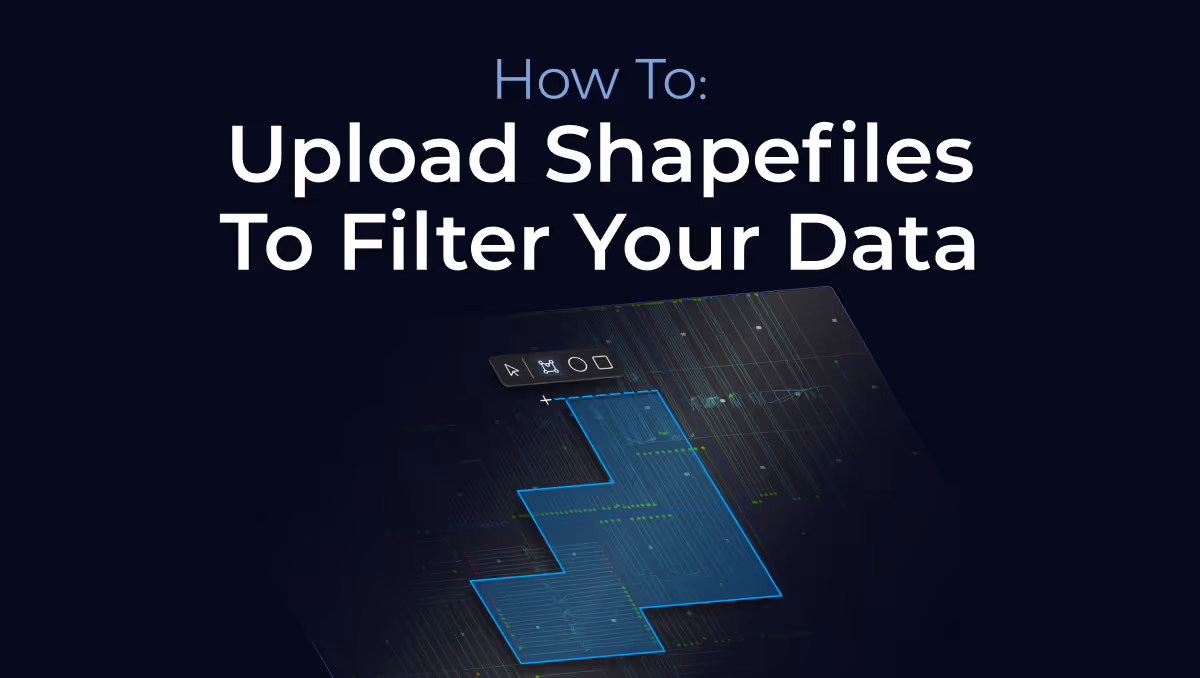 How to Upload Shapefiles to Filter Your Data