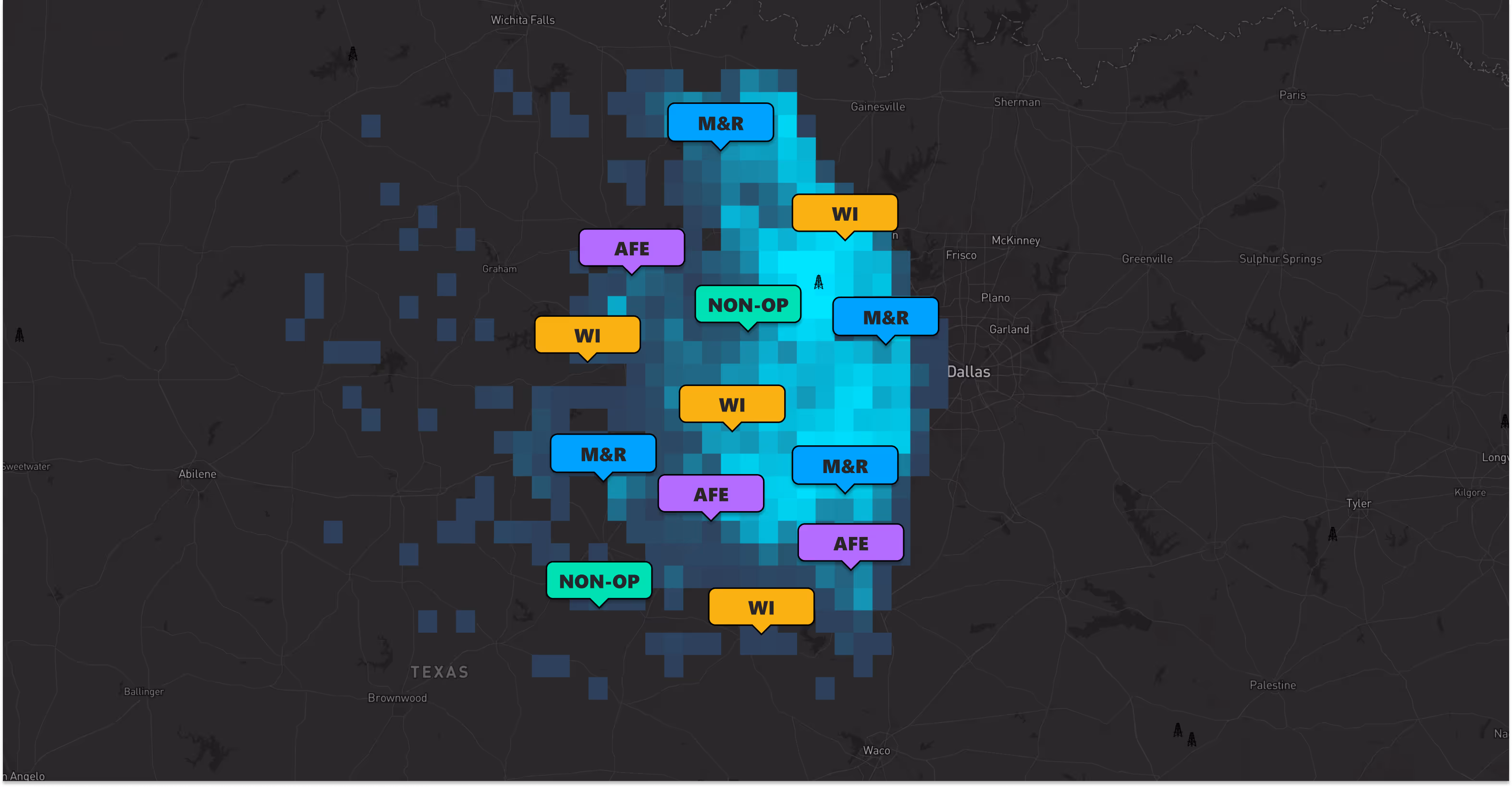 Barnett Shale Oil & Gas Data