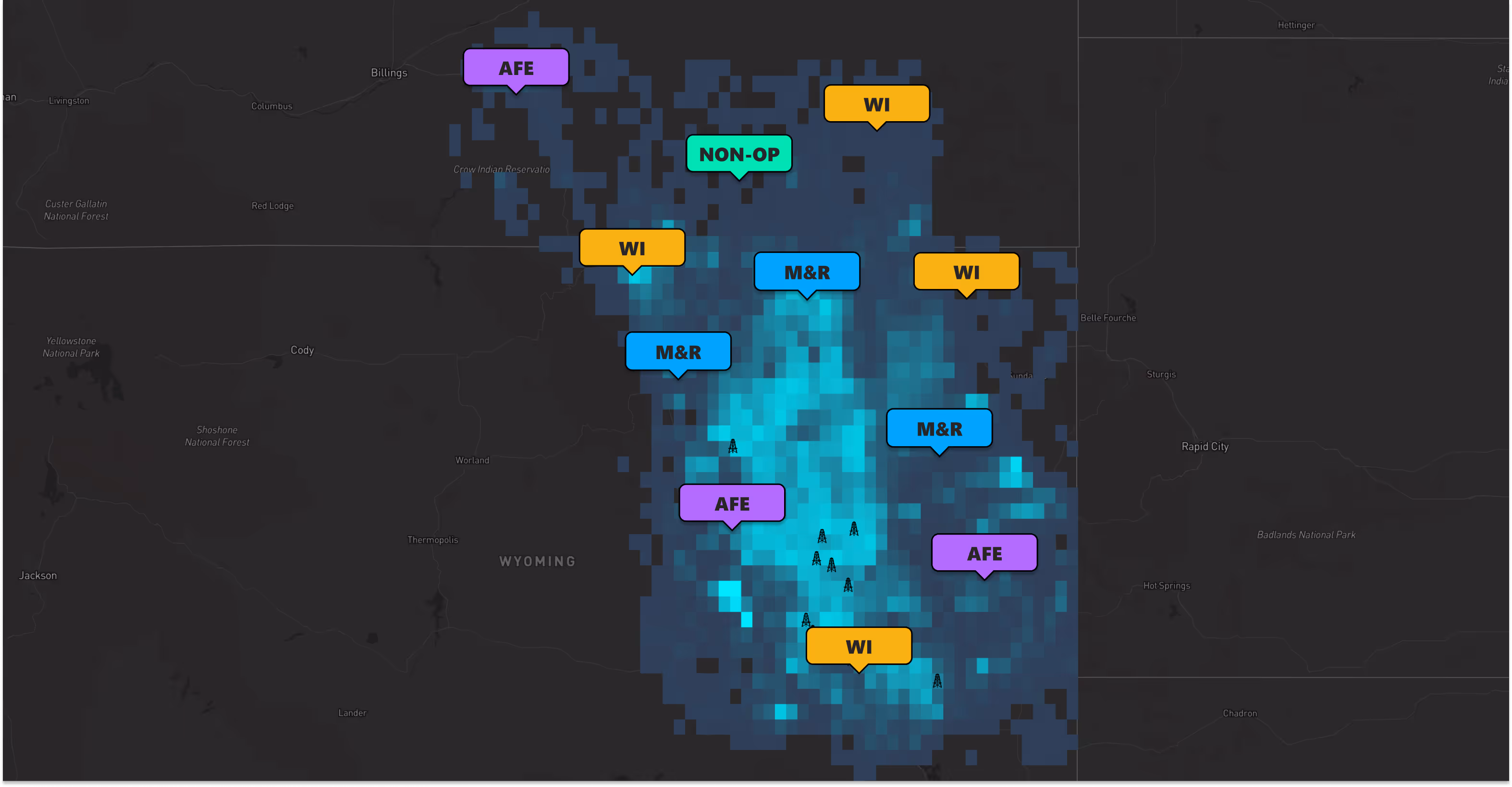 Powder River Basin Oil & Gas Data
