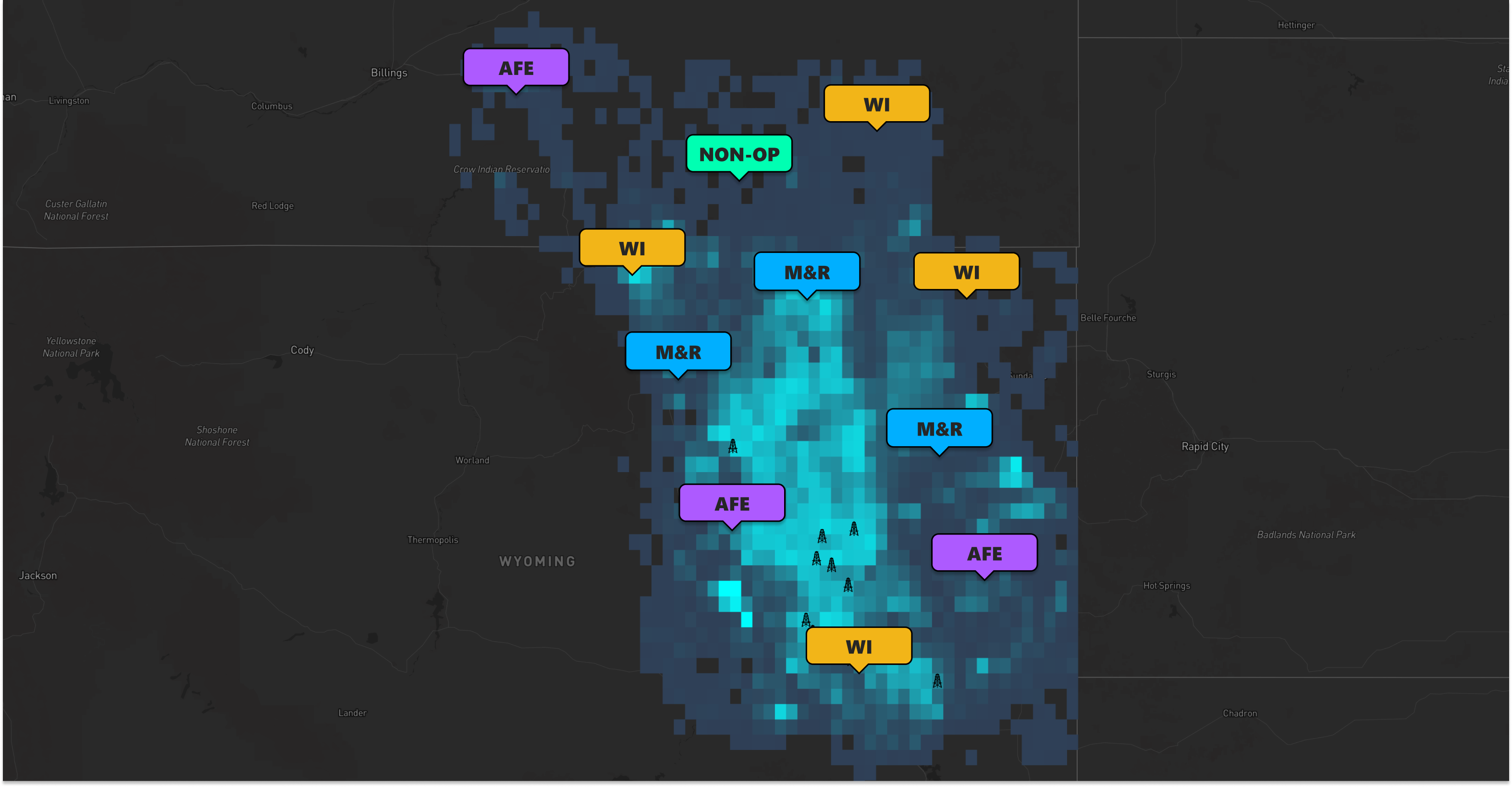 Powder River Basin Oil & Gas Data