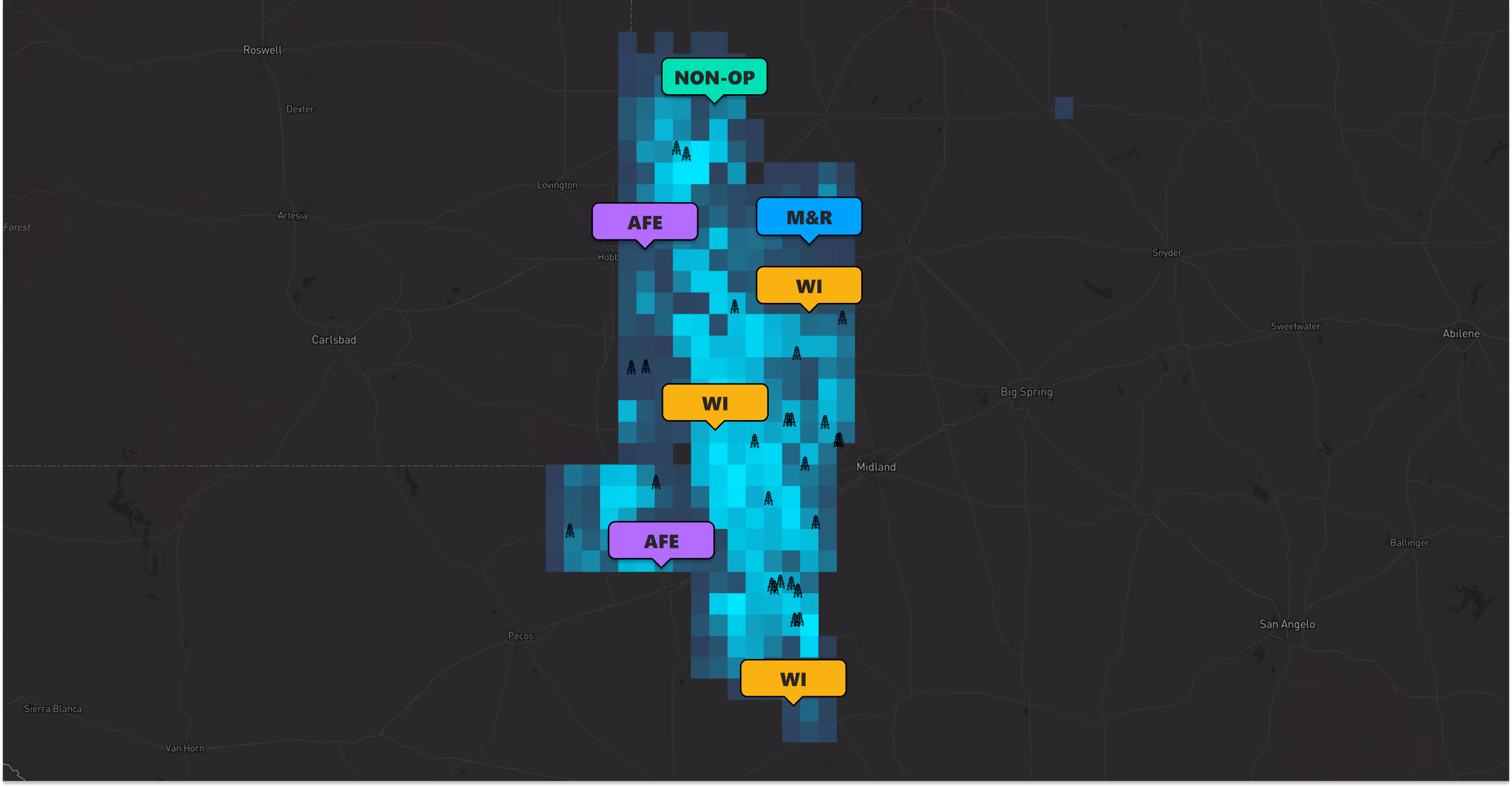 Central Basin Oil & Gas Data