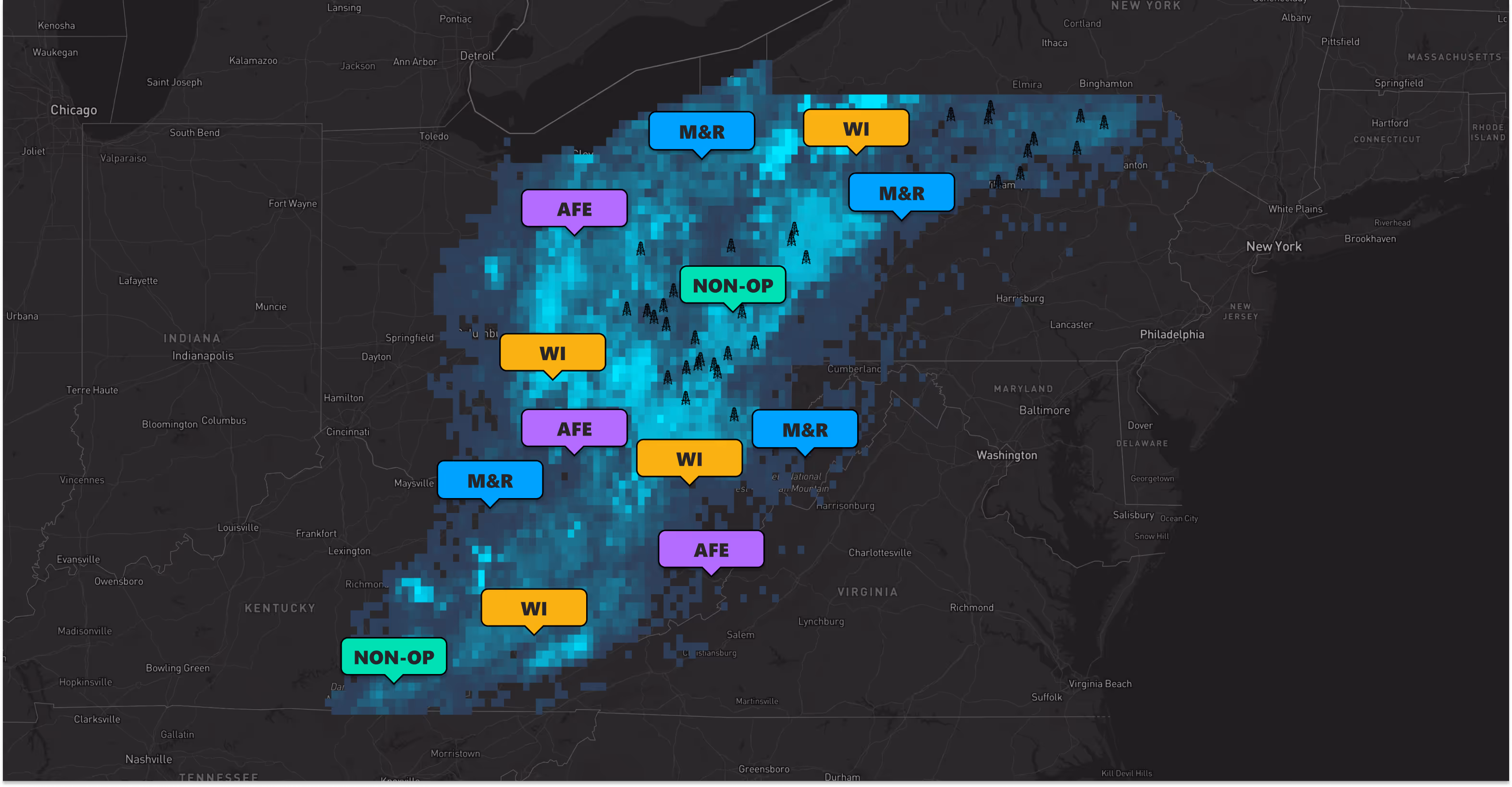 Appalachia Basin Oil & Gas Data