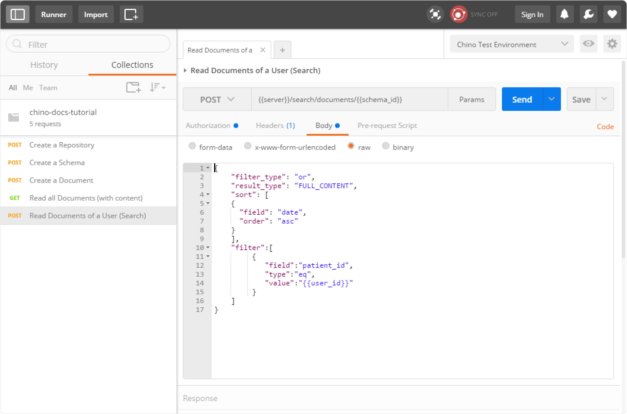 Screenshot from a backend with code written in it
