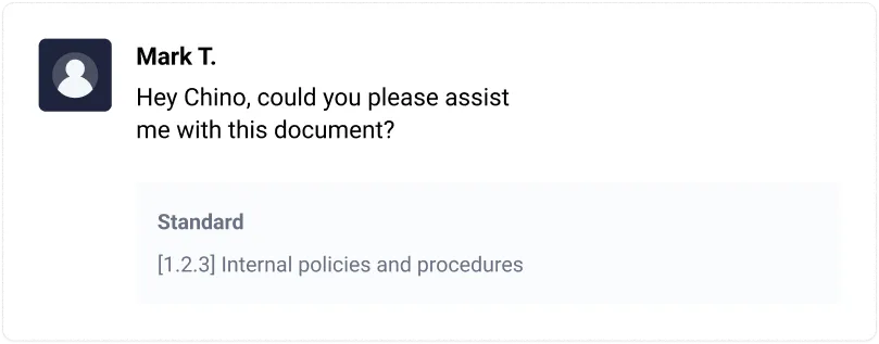Screenshot of the platform showing a thread from Mark T. asking for legal assistance on a document