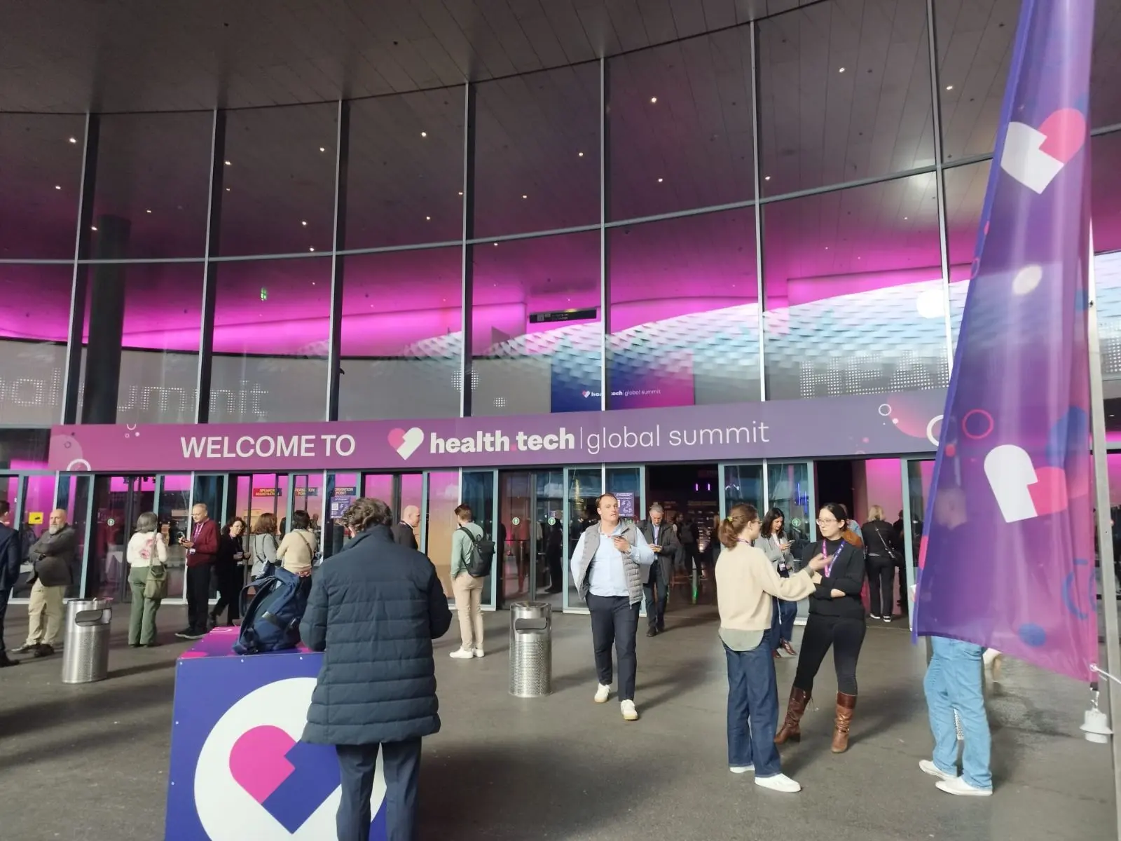 Entrance of the 2026 edition of health.tech global summit