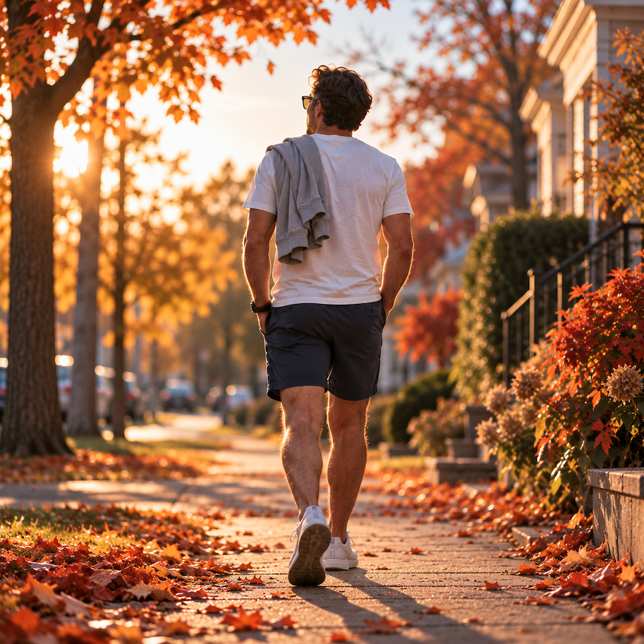Transition entre les vêtements d'été et les températures d'automne