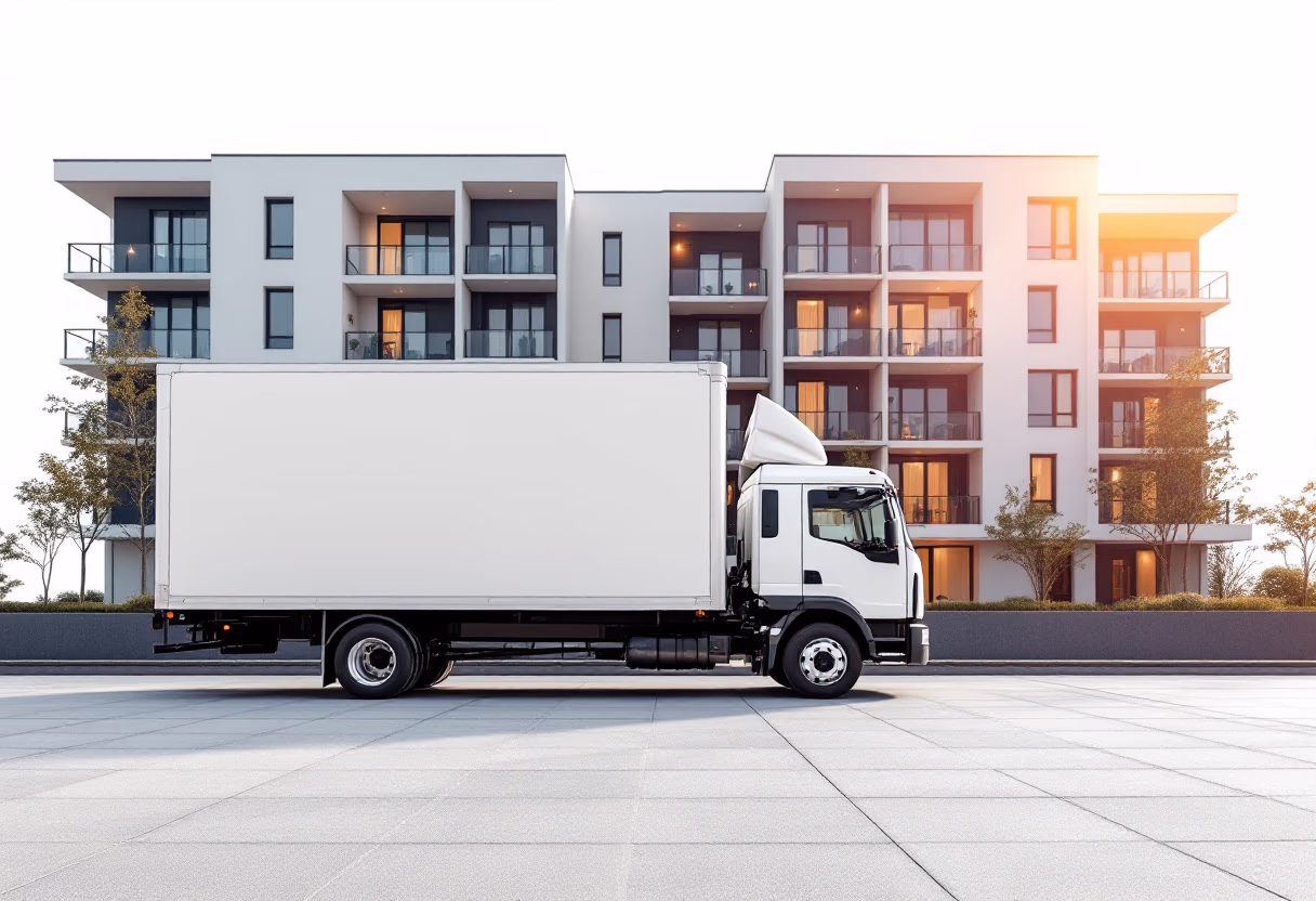 image of different services offered (for a moving & storage company)