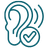 image qui représente une oreille qui correspond à une écoute attentive
