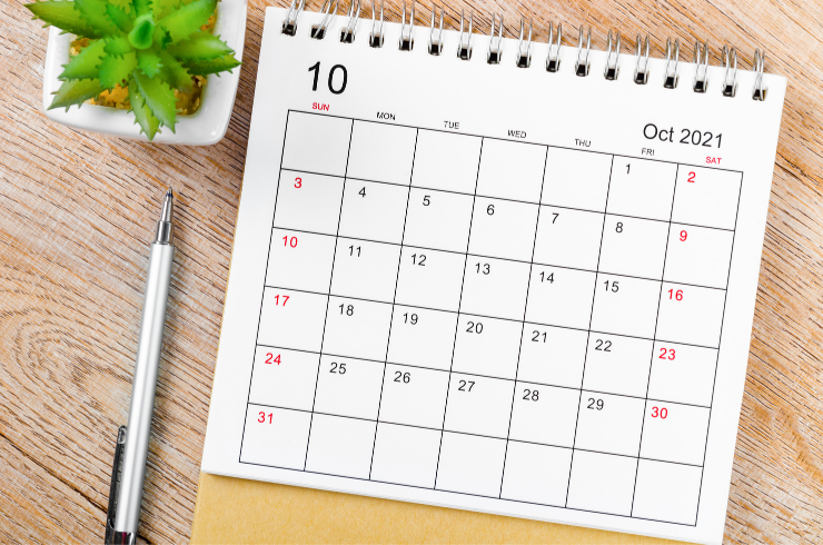 image qui représente un calendrier pour prendre un rendez-vous