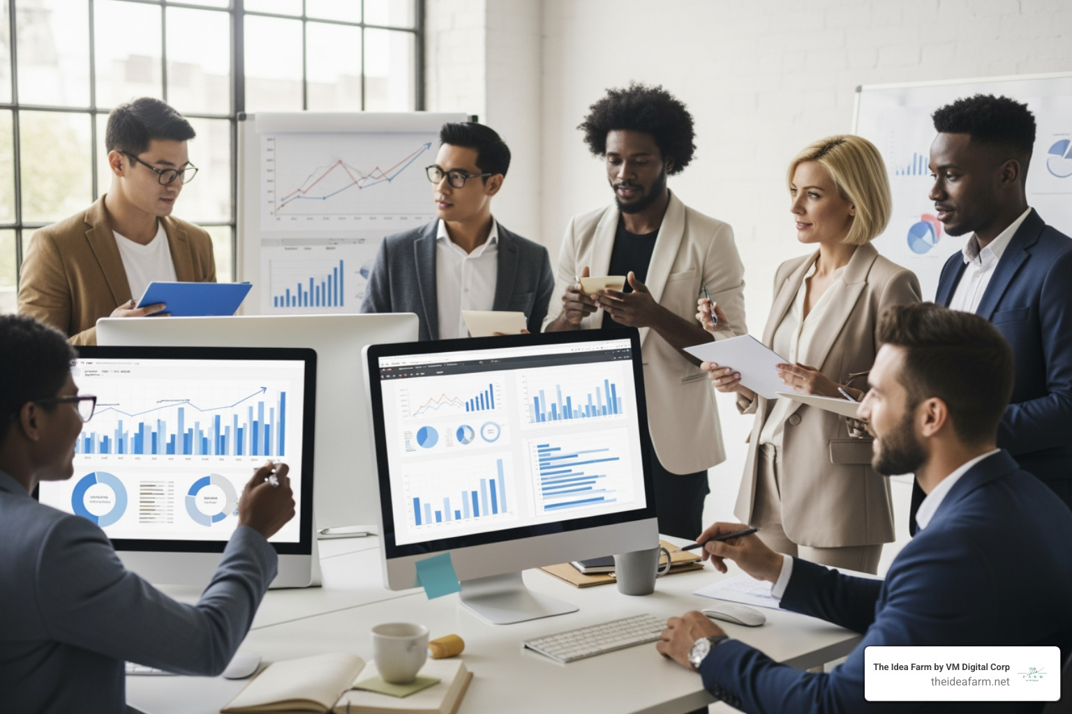 growth marketing agency team analyzing data - growth marketing agency