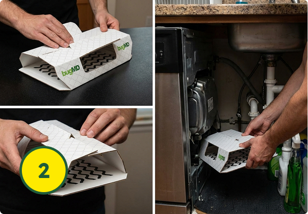 Step 2 – Fold & Place