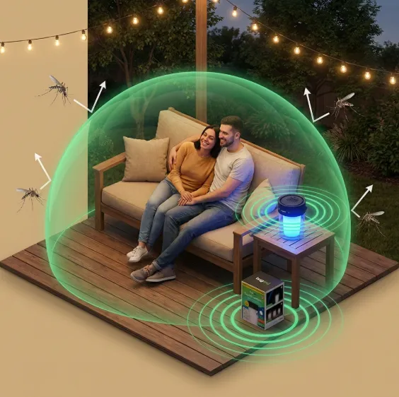 Squito Lantern in use outdoors