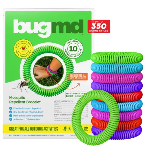 BugMD Mosquito Repellent Bracelet packaging