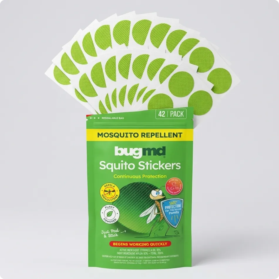 Squito Stickers packaging