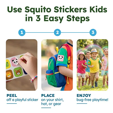 BugMD Squito Stickers Kids image 7