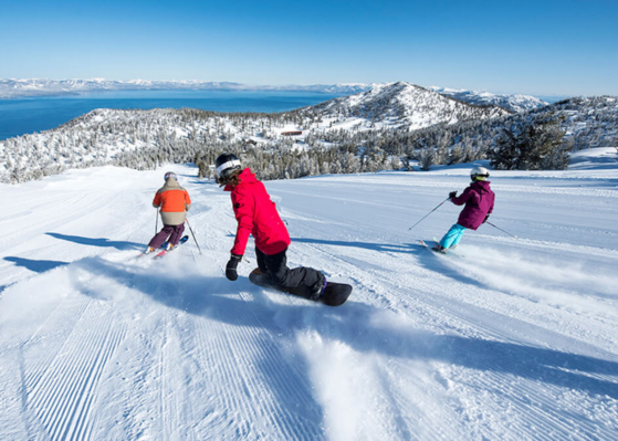 Winter outdoor activity near Carson City Nevada showing year-round recreation lifestyle