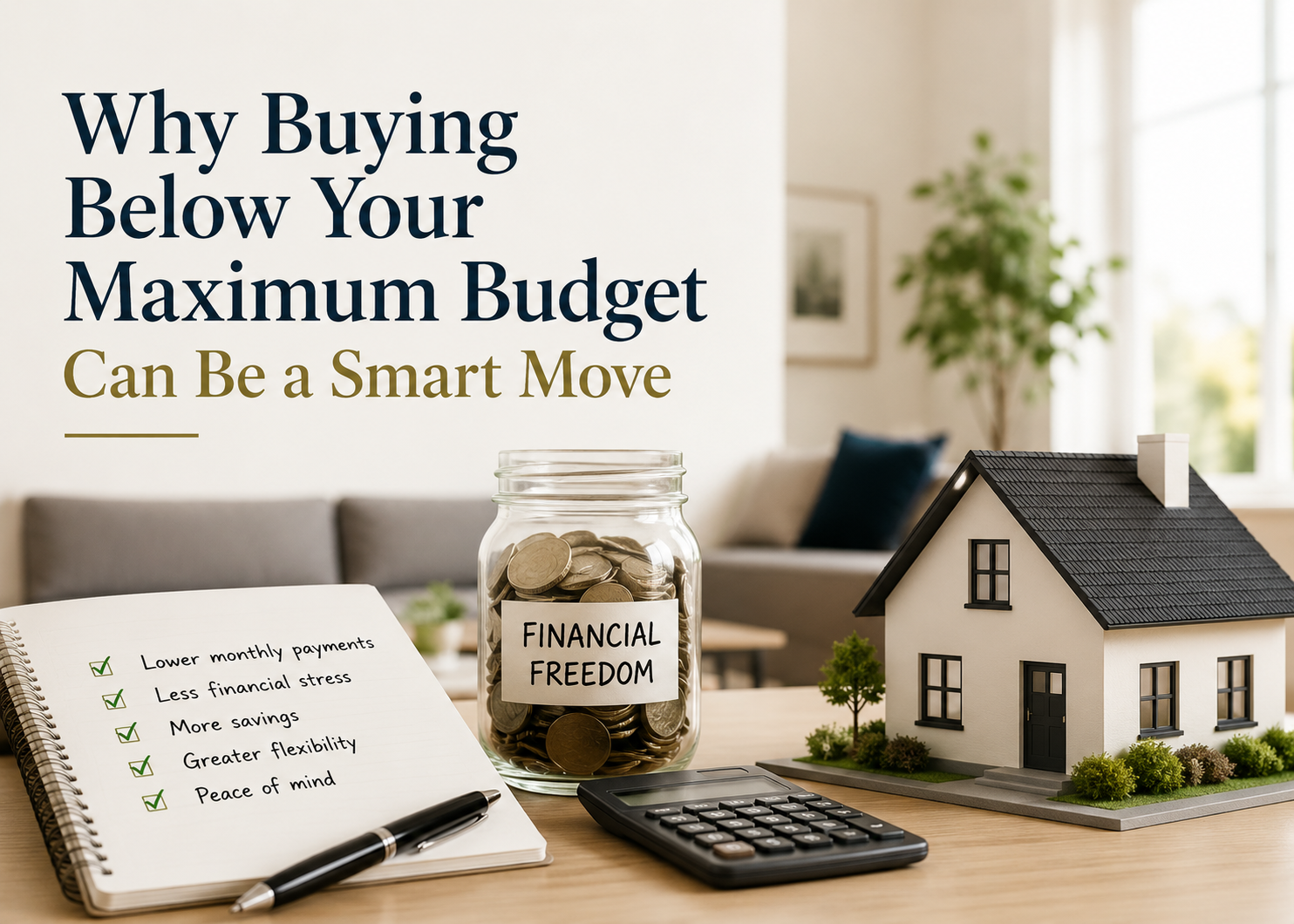 Why Buying Below Your Maximum Budget Can Be a Smart Move