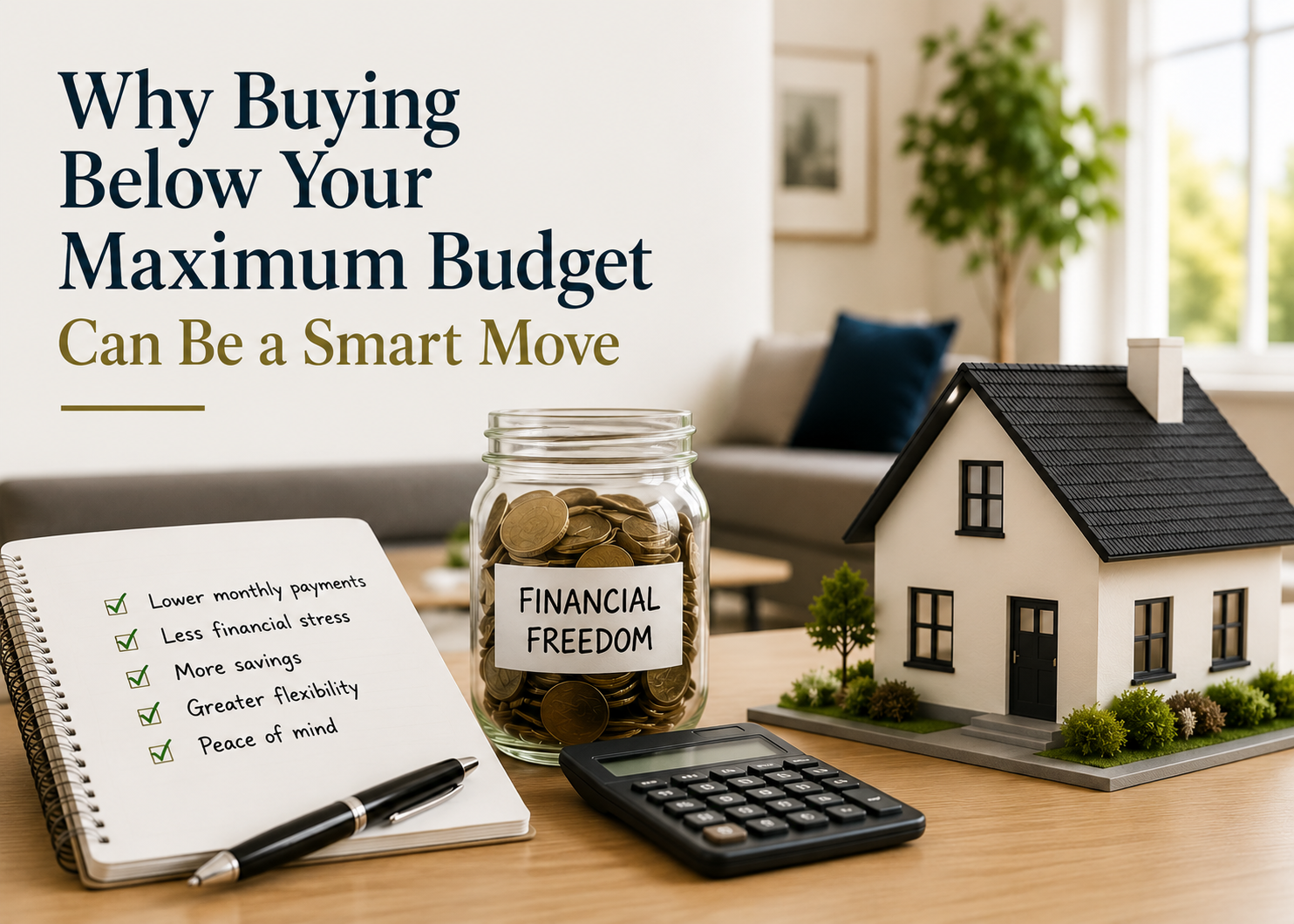 Why Buying Below Your Maximum Budget Can Be a Smart Move