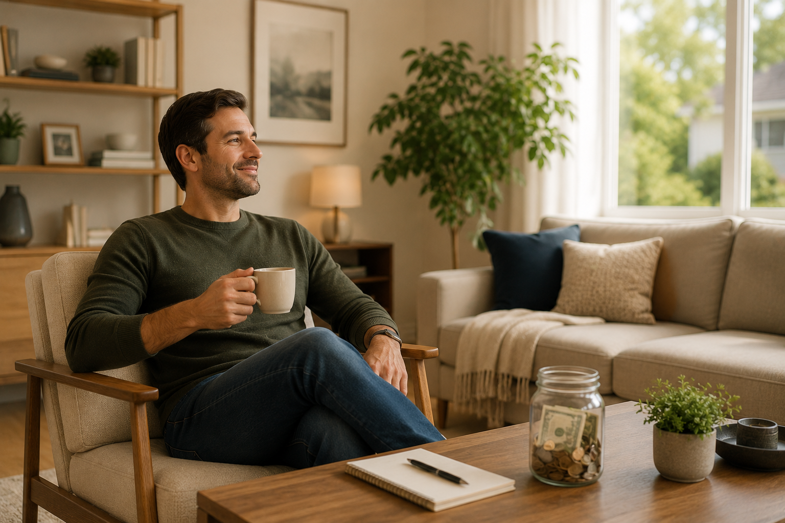 Homeowner feeling financially comfortable after buying below maximum budget