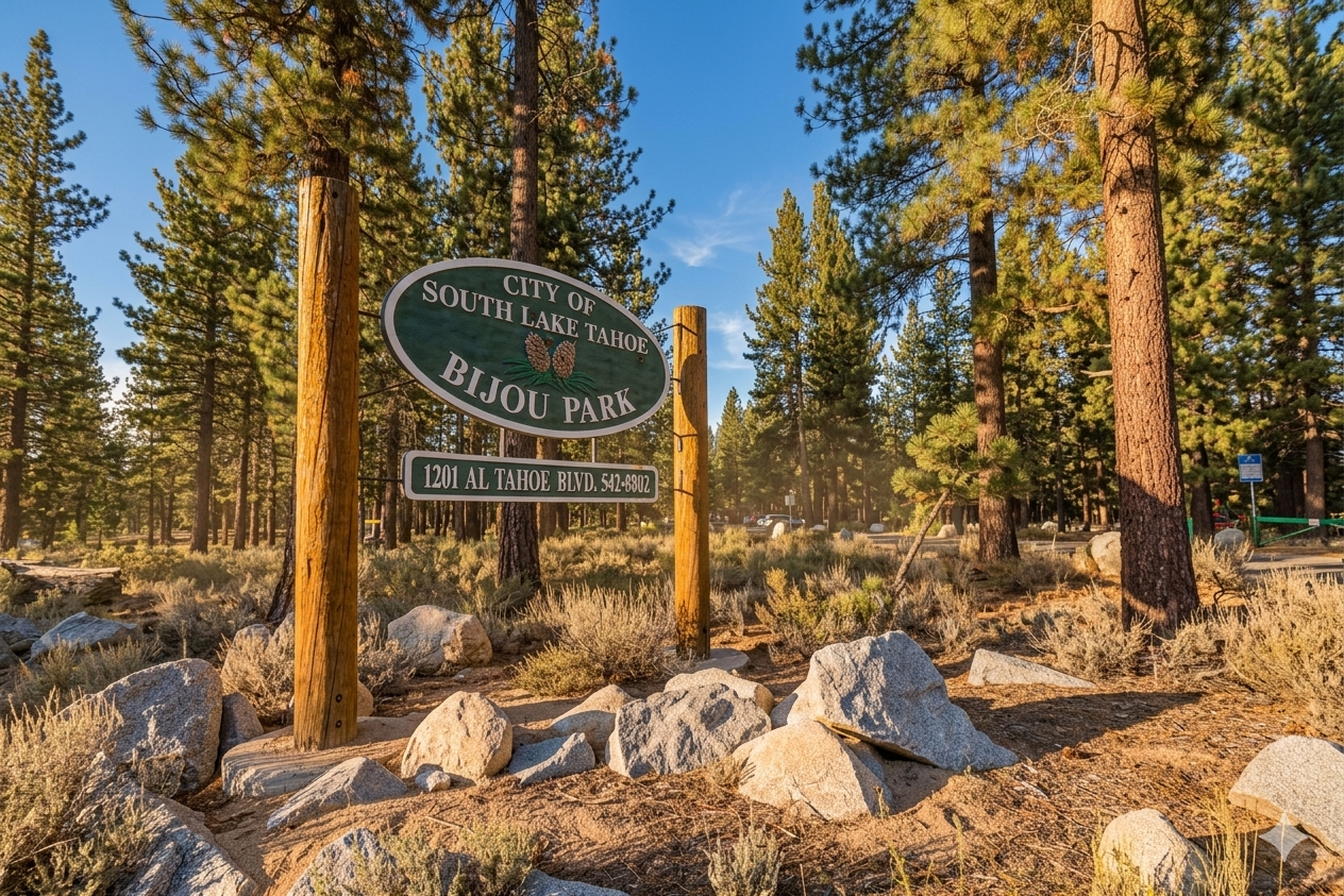 Outdoor recreation and residential living near Bijou South Lake Tahoe