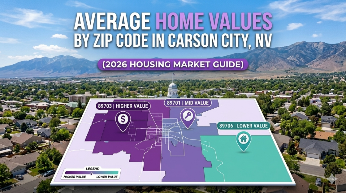 Average Home Values by ZIP Code in Carson City
