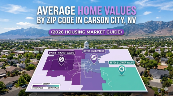 Average Home Values by ZIP Code in Carson City
