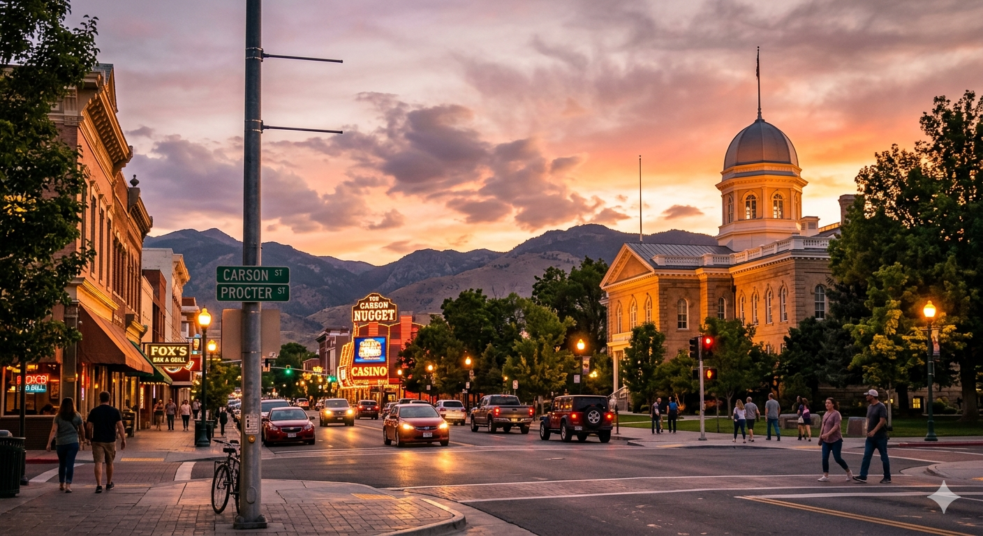 Central and Downtown Carson City