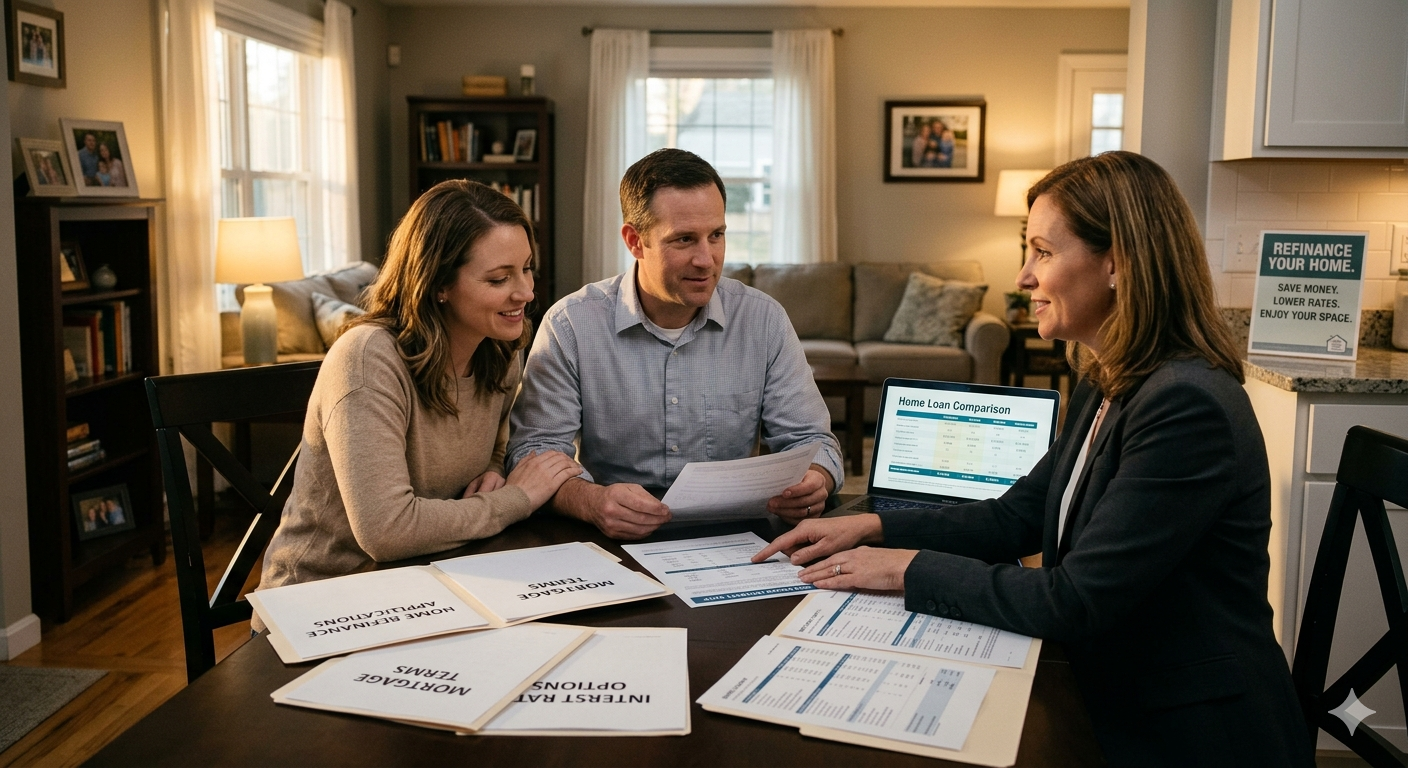 Home buyers doing refinancing option
