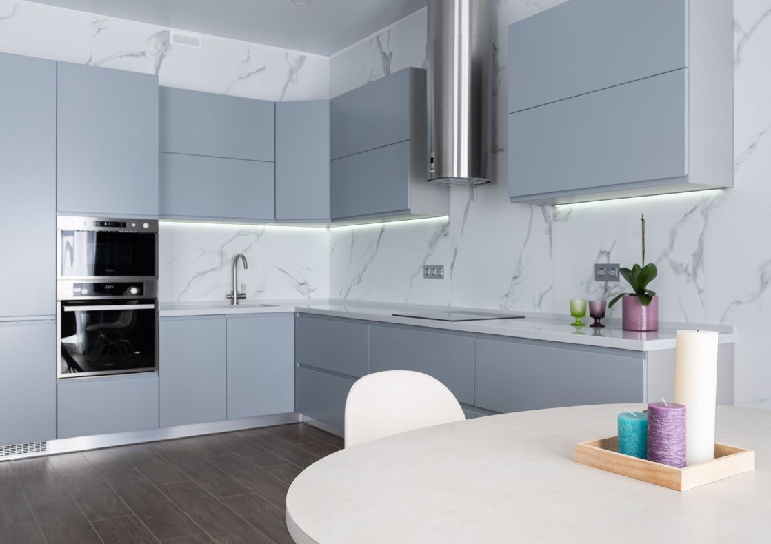 sleek kitchen