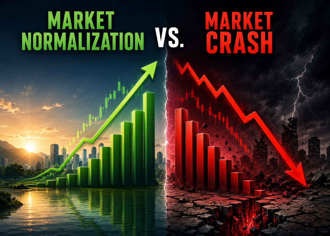market normalization VS market Crash