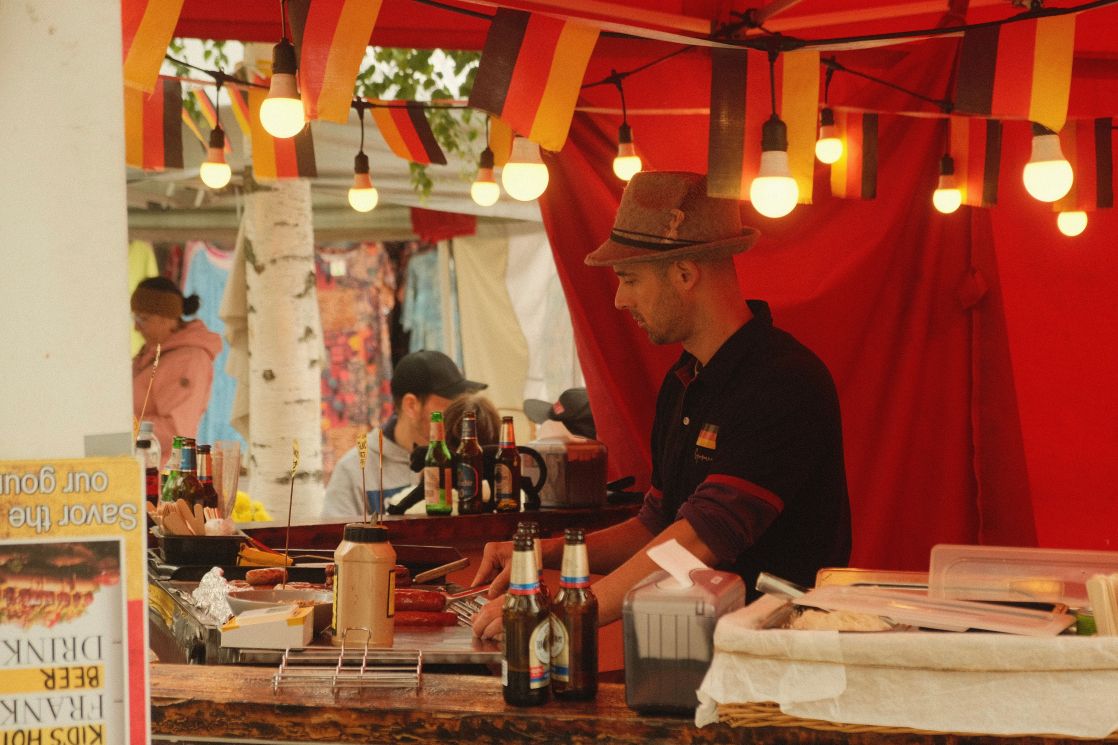 bartender during octoberfest