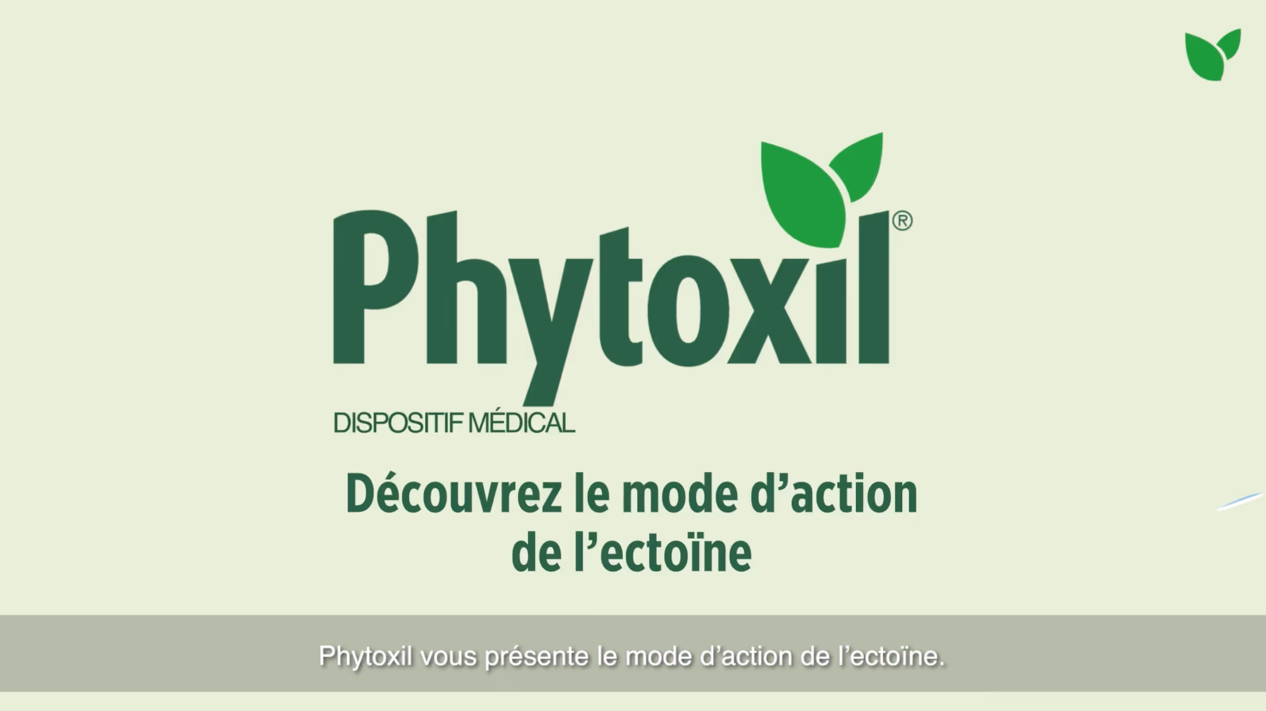 Projet vidéo — Phytoxil