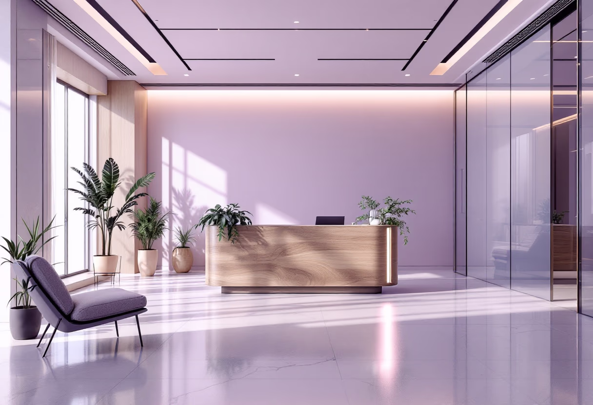 image of open office lobby (for an accountant & cpa firm)